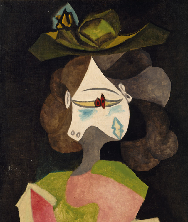 Пабло Пикассо. Le chapeau à fleurs (The Flowered Hat),1984